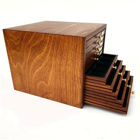 wooden coin boxes for collectors